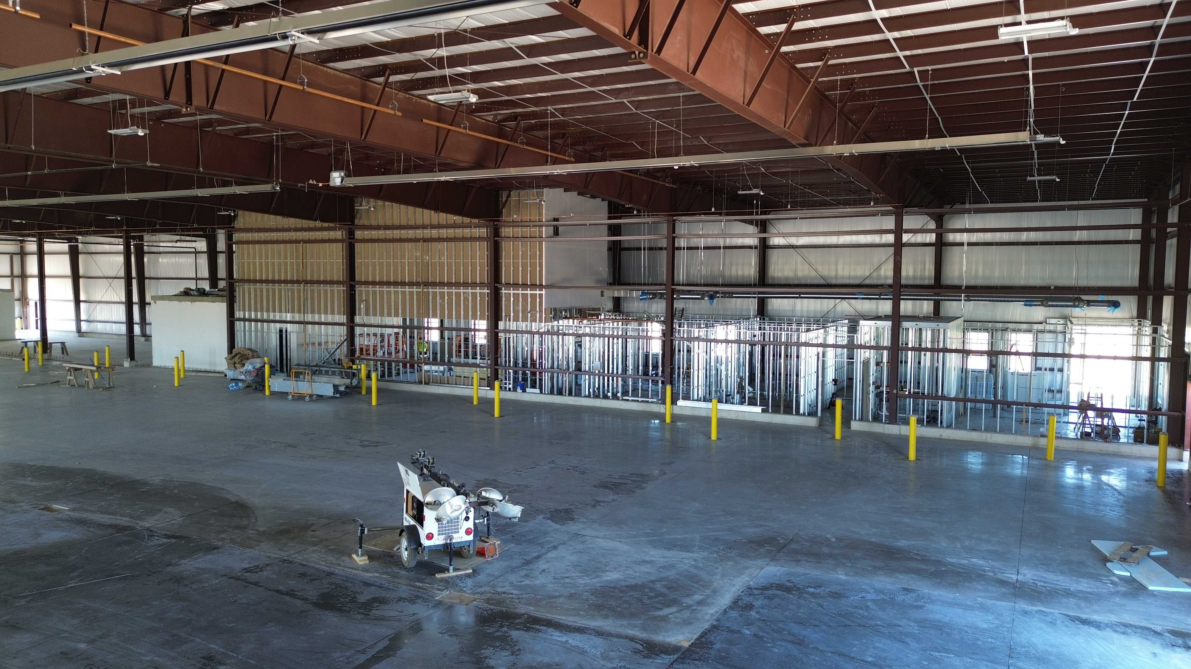 Wells County Highway Department construction (1)