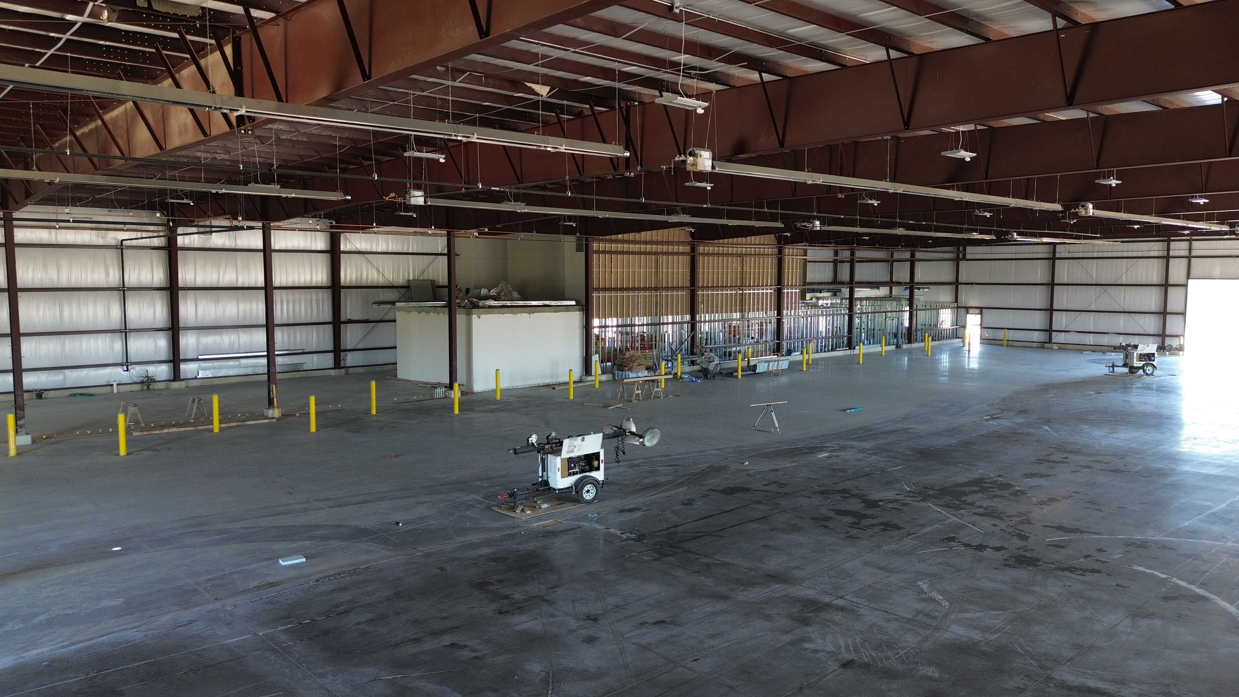 Wells County Highway Department construction (2)