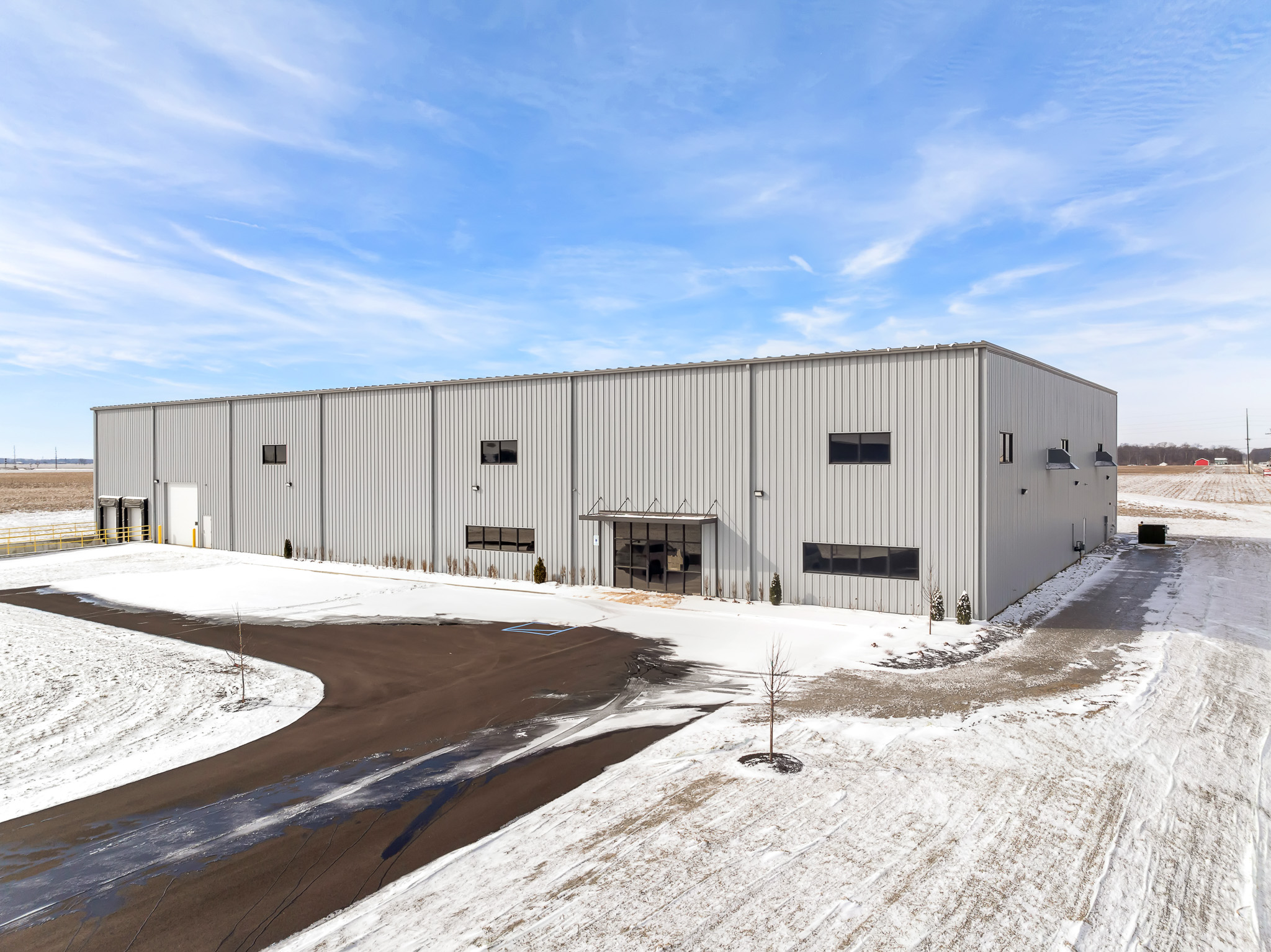 Drone footage of Ossian Spec II building (4)