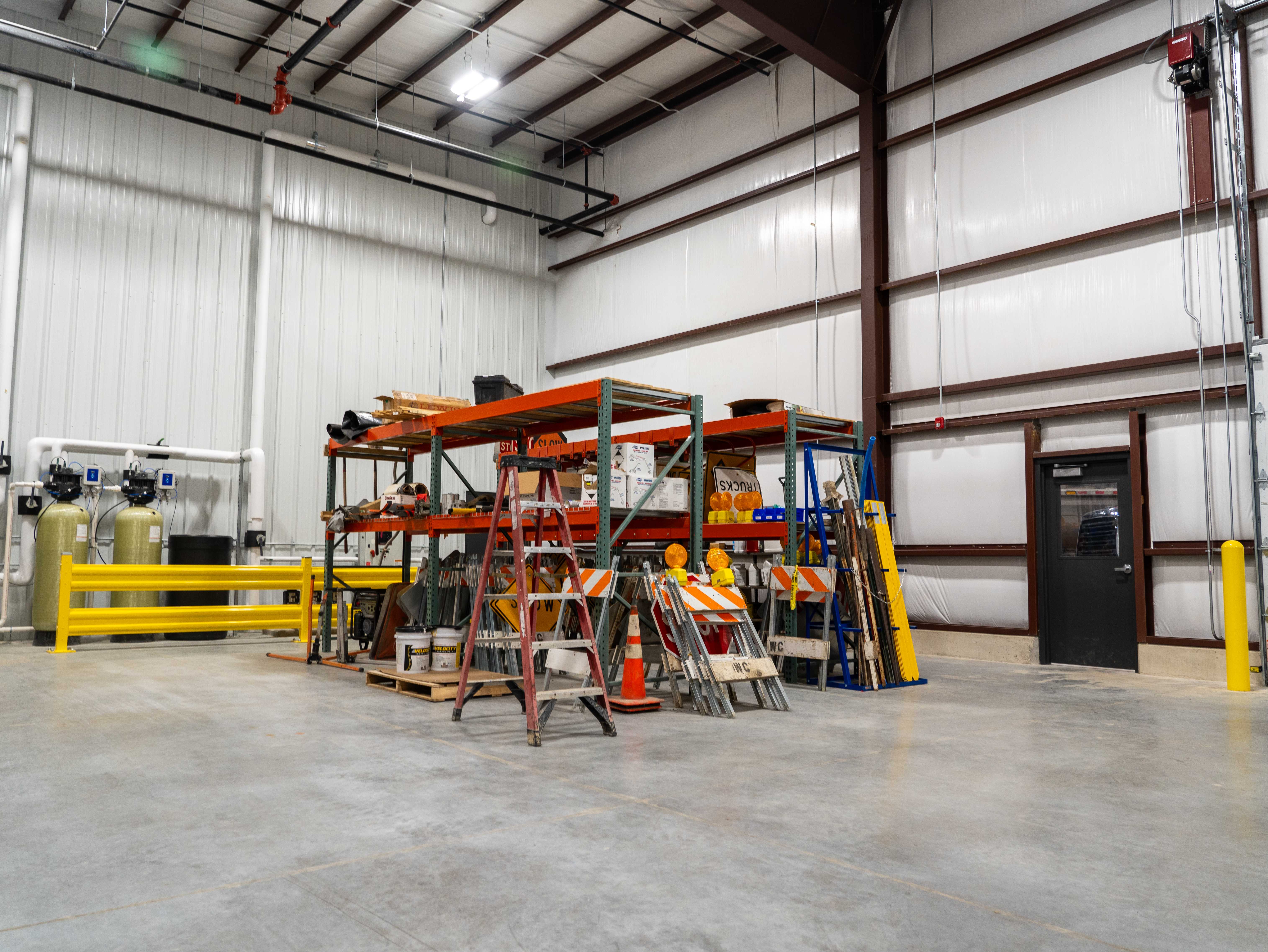 Wells County Highway Department inside building