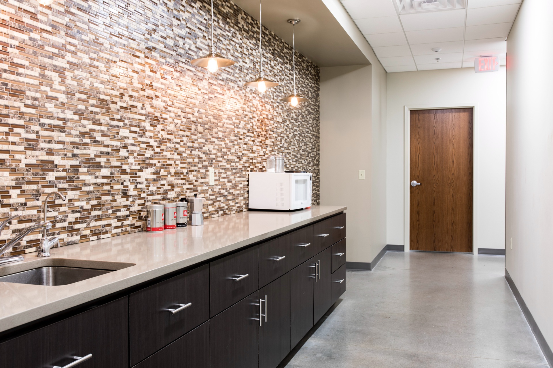 New construction AAM kitchen breakroom area