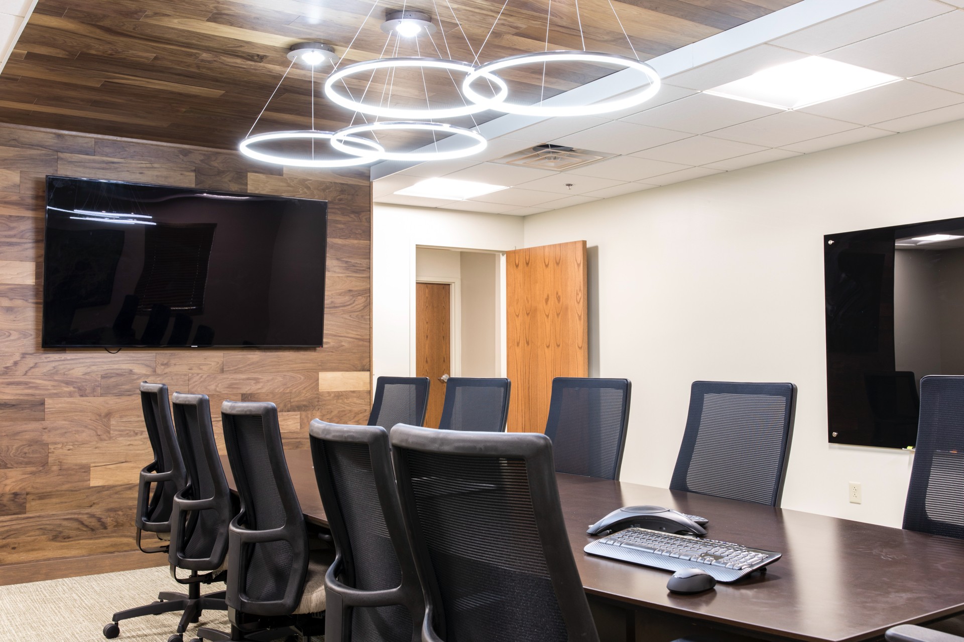New construction inside AAM kitchen breakroom
