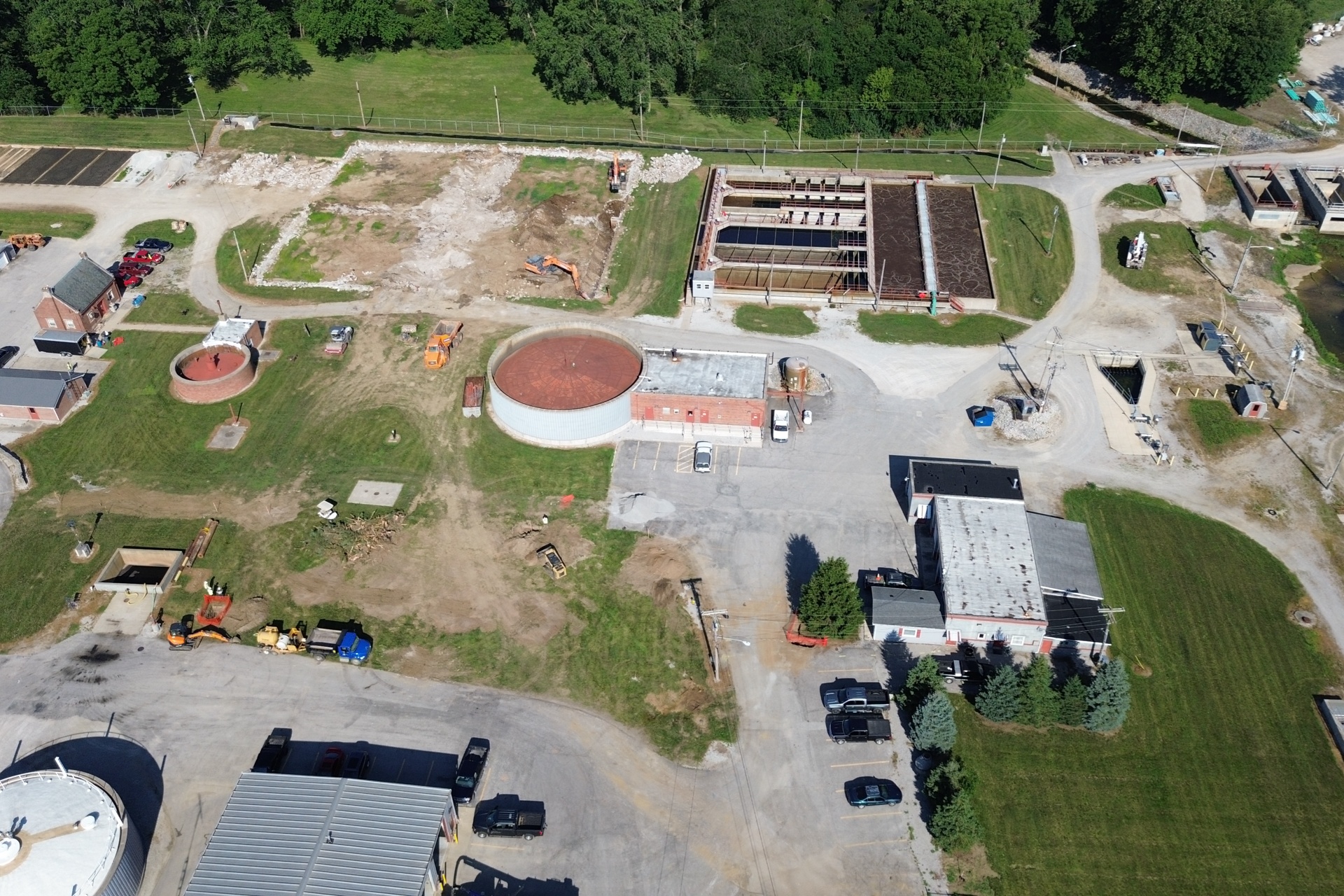 Bluffton Water Treatment Plant construction (1)