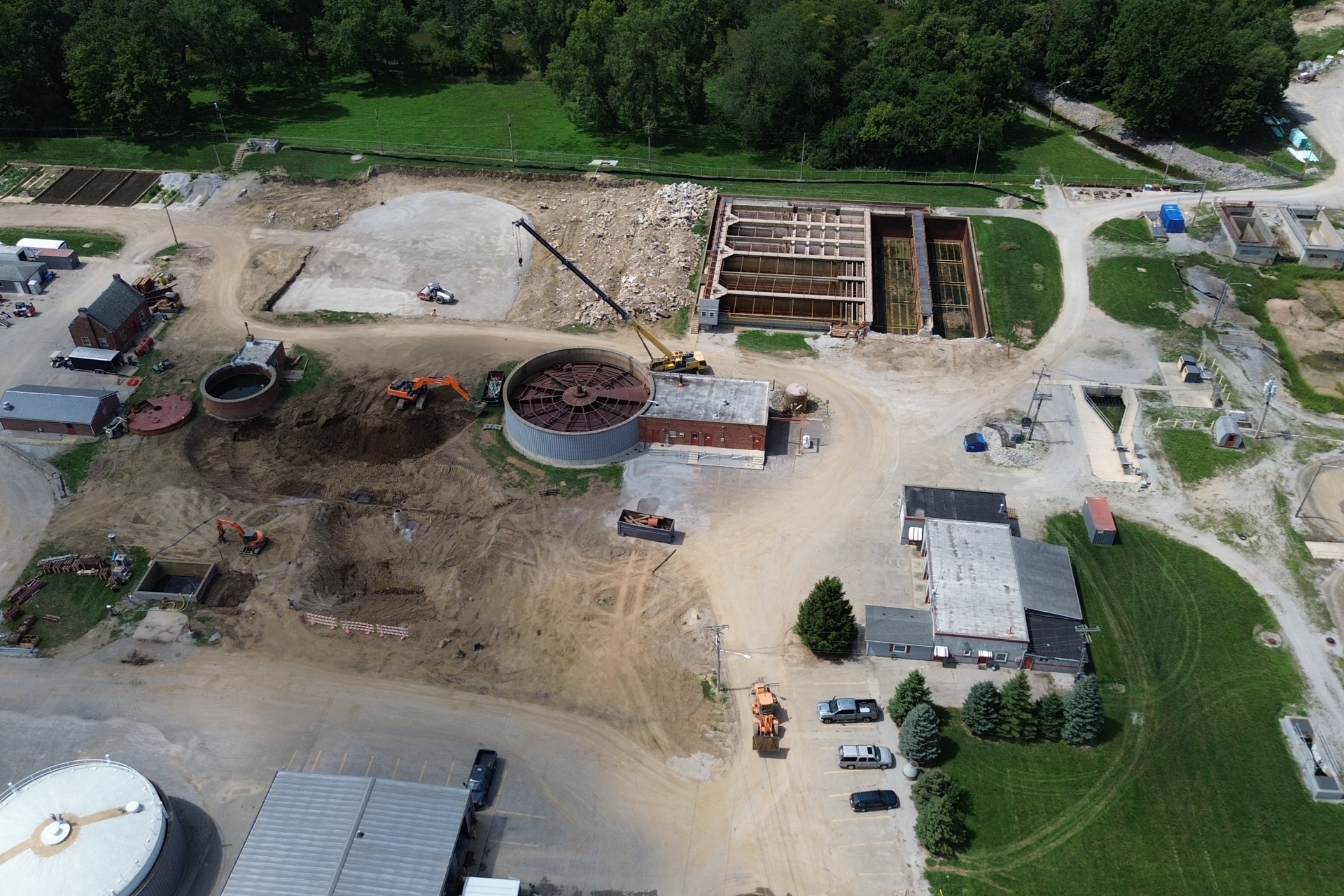 Bluffton Water Treatment Plant construction (2)