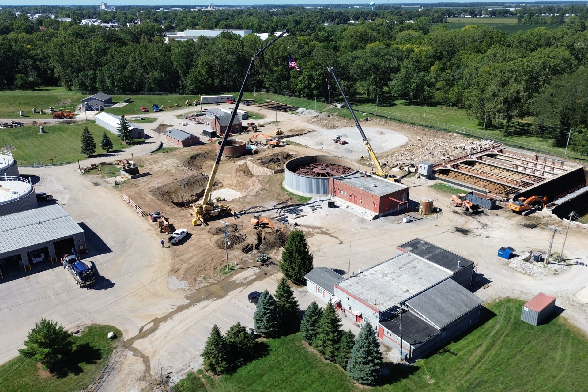 Bluffton Water Treatment Plant construction (3)