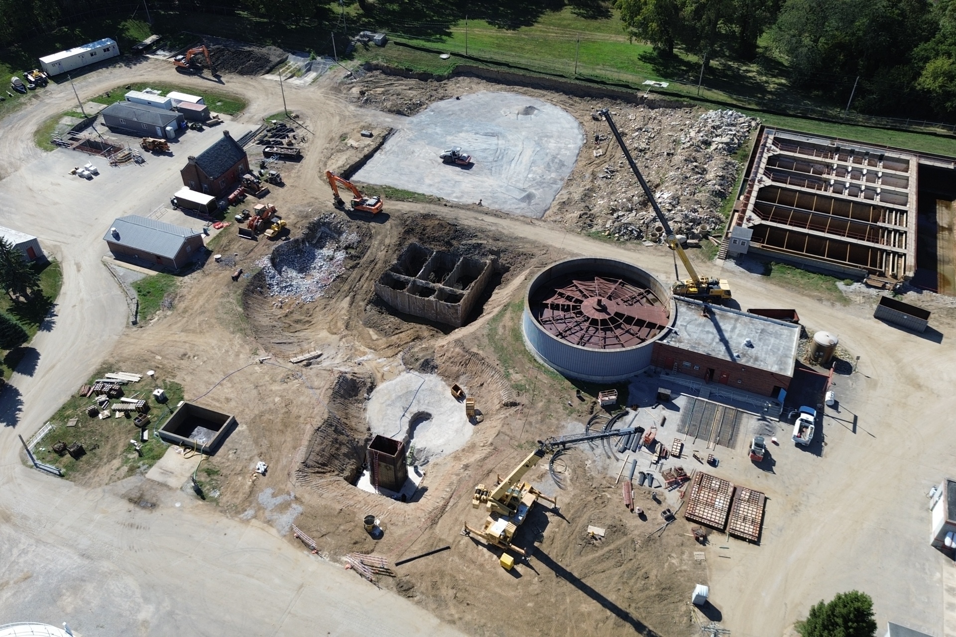 Bluffton Water Treatment Plant construction (4)