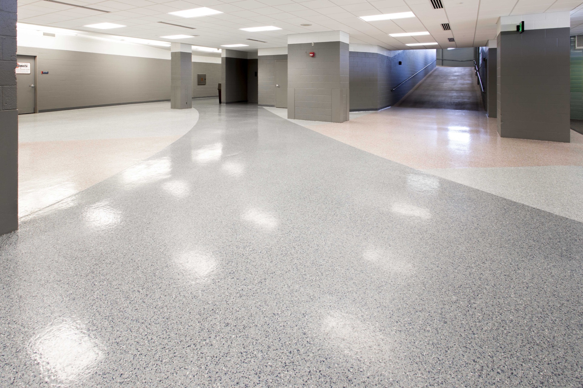 Inside construction hallway (2)