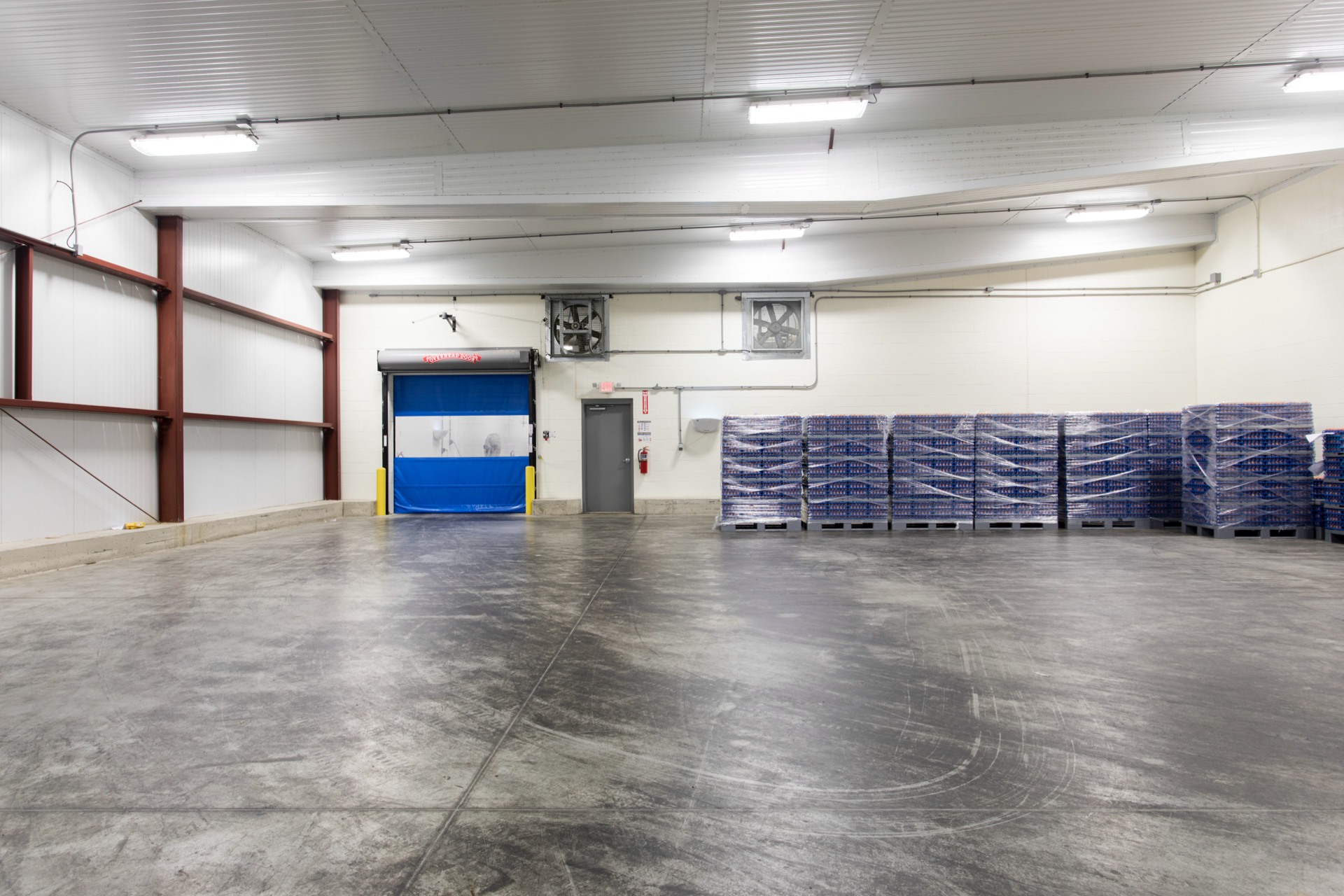 Egg Innovations packaging area construction