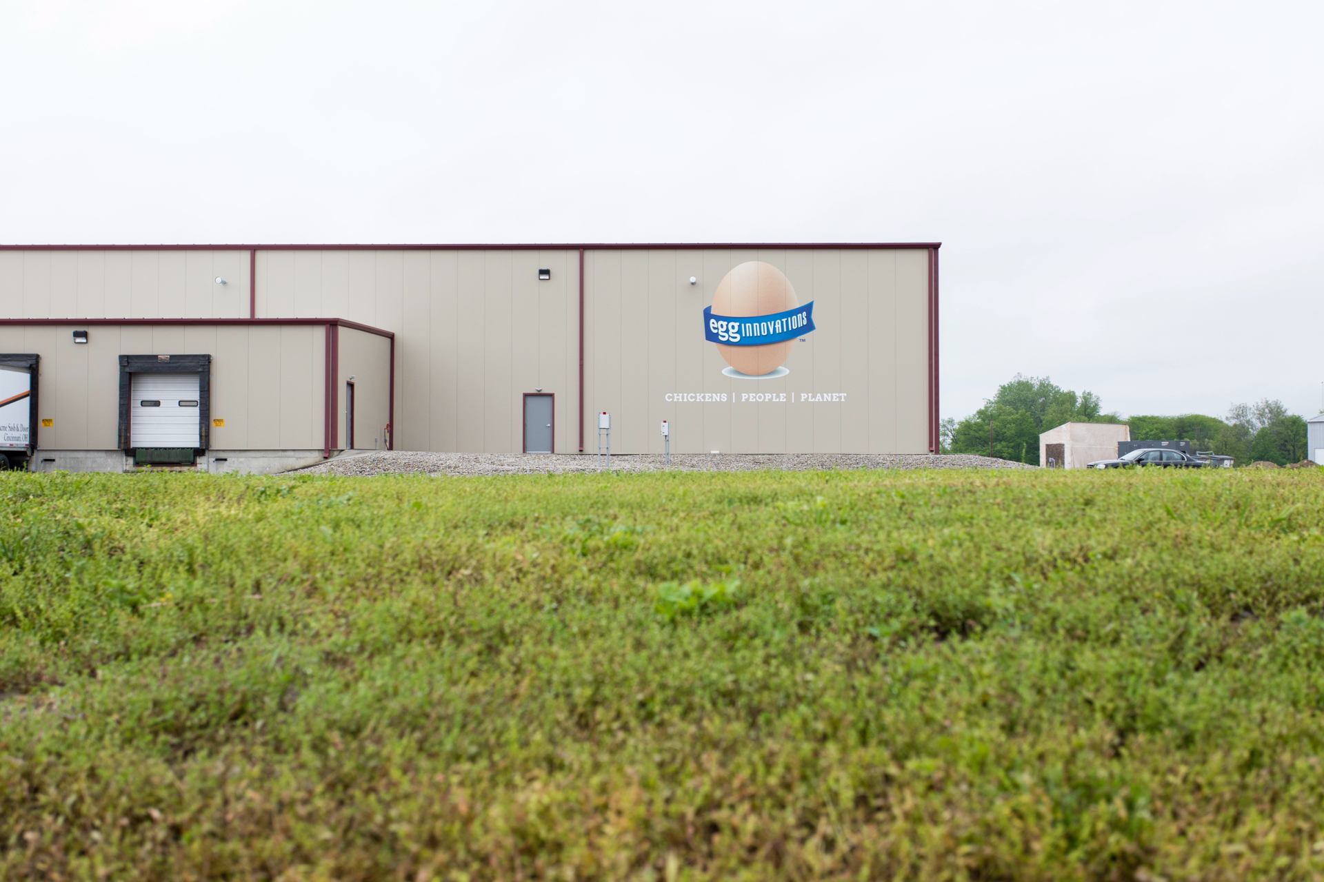 Egg Innovations outside building construction (4)