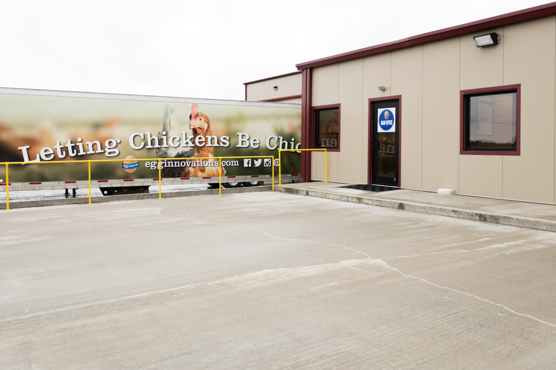 Egg Innovations outside building construction (5)