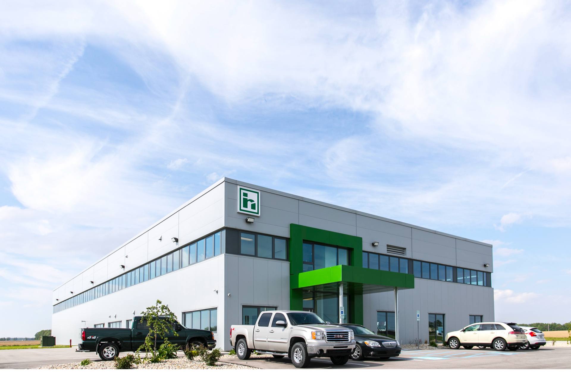 Haldrup USA outside building after construction