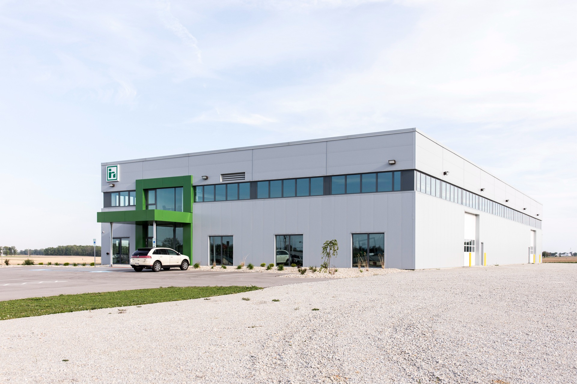 Haldrup USA outside building post construction