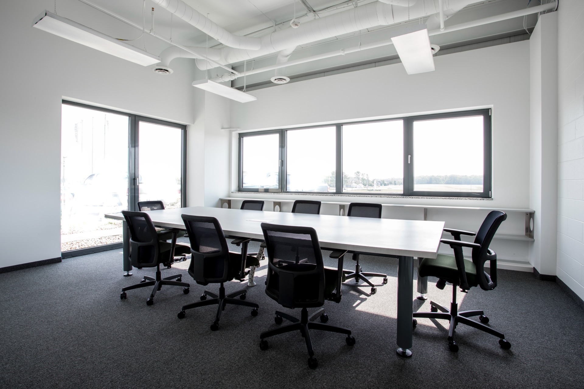 Haldrup USA inside meeting room after construction