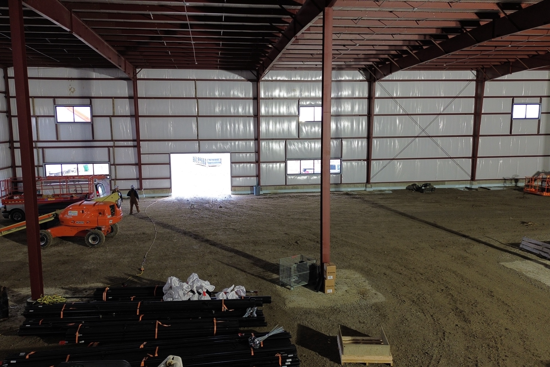 Inside Ossian Spec II during construction (3)