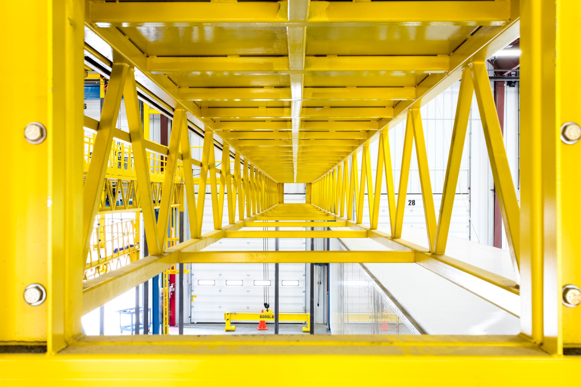 Strick Trailers factory equipment