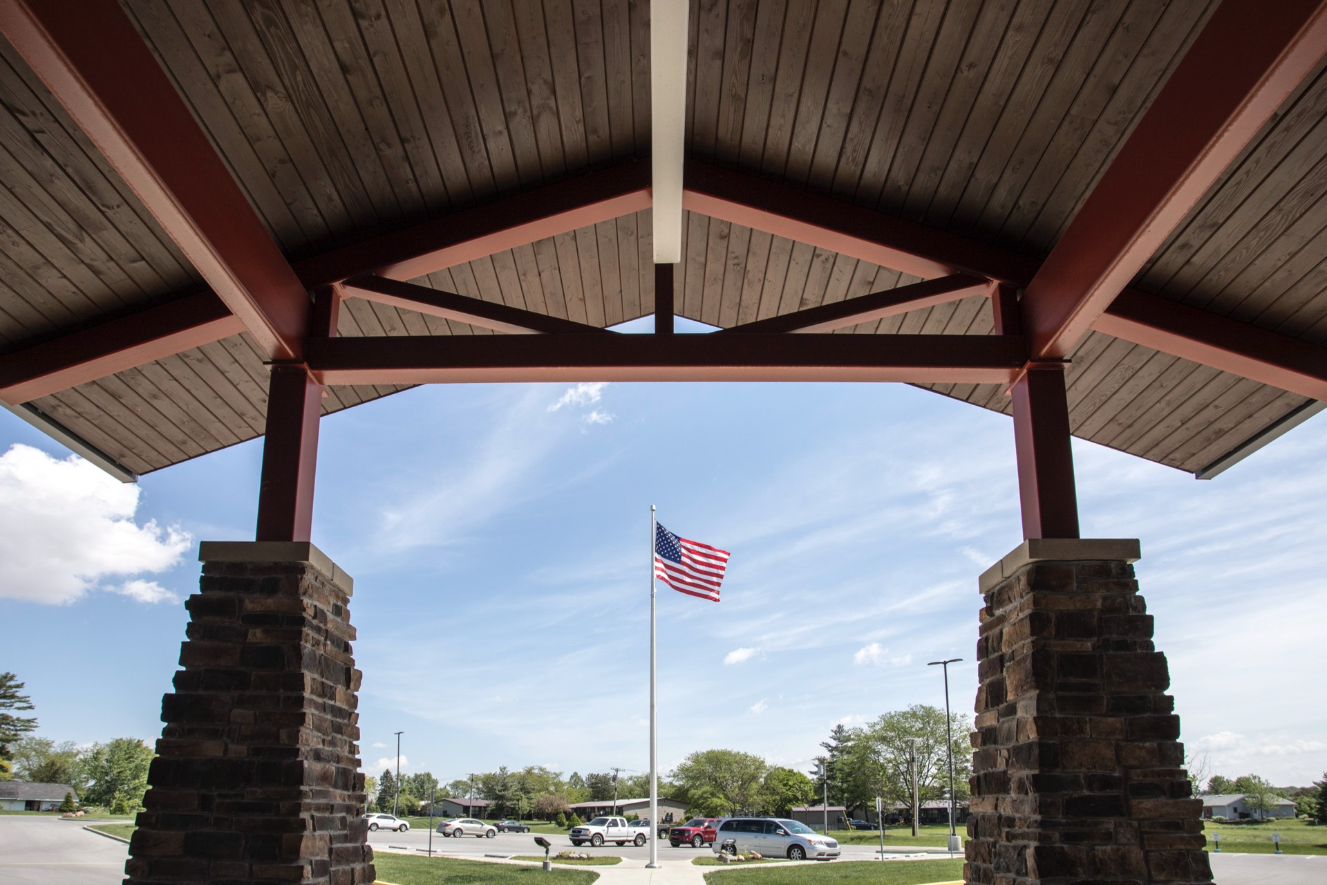 Looking Out Entrance View