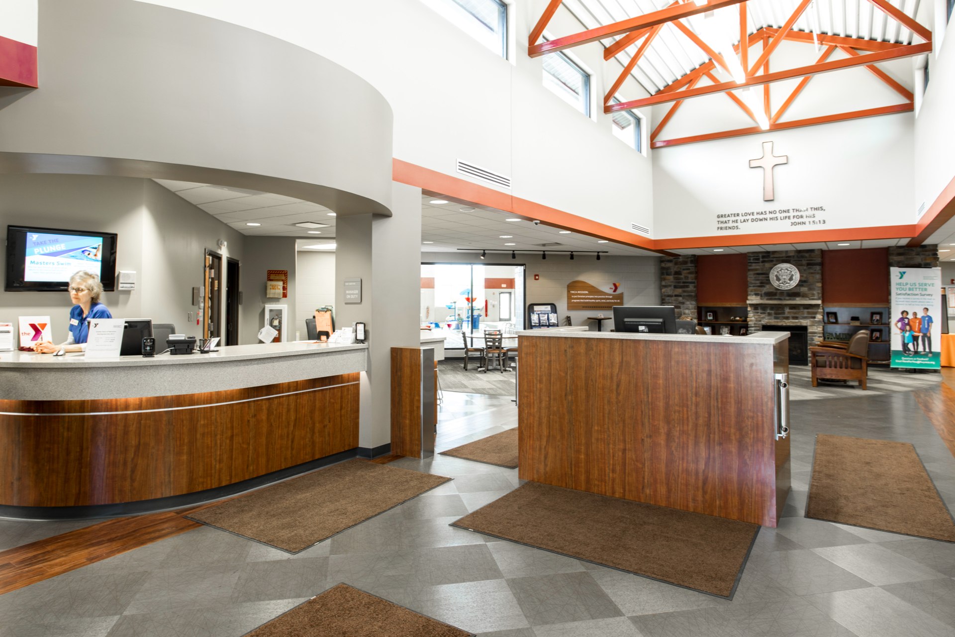 Front Desk and Lobby