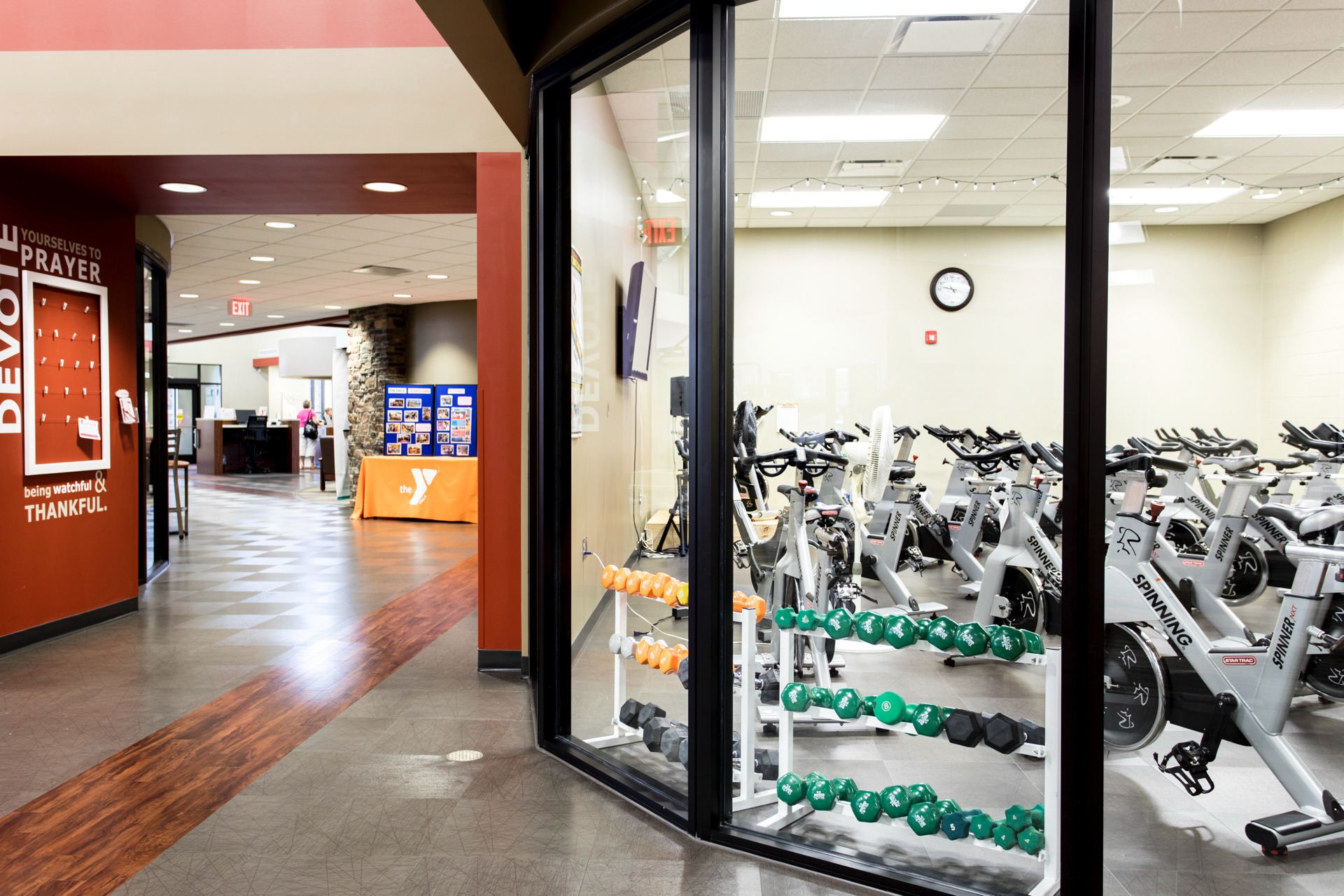 Weights and Bikes in Gym